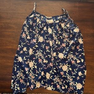 Blue floral Cami top